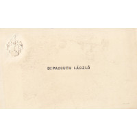 Passuth László (1900-1979) író névjegye