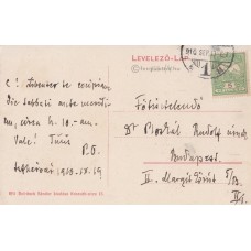 Prohászka Ottokár (1858-1937) pap, képviselő, püspök barna tintával írt, aláírt, saját kezű képeslapja