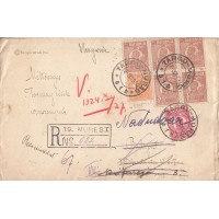 Berde Mária (1889-1949) író, költő barna tintával, saját kezűleg megcímzett és aláírt levélborítékja Tormay Cécile