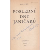 Jókai, Mór: Posledni dny janicaru  [cseh nyelvű]