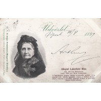 Jókayné Laborfalvy Róza (1817-1886) színésznő [képeslap]